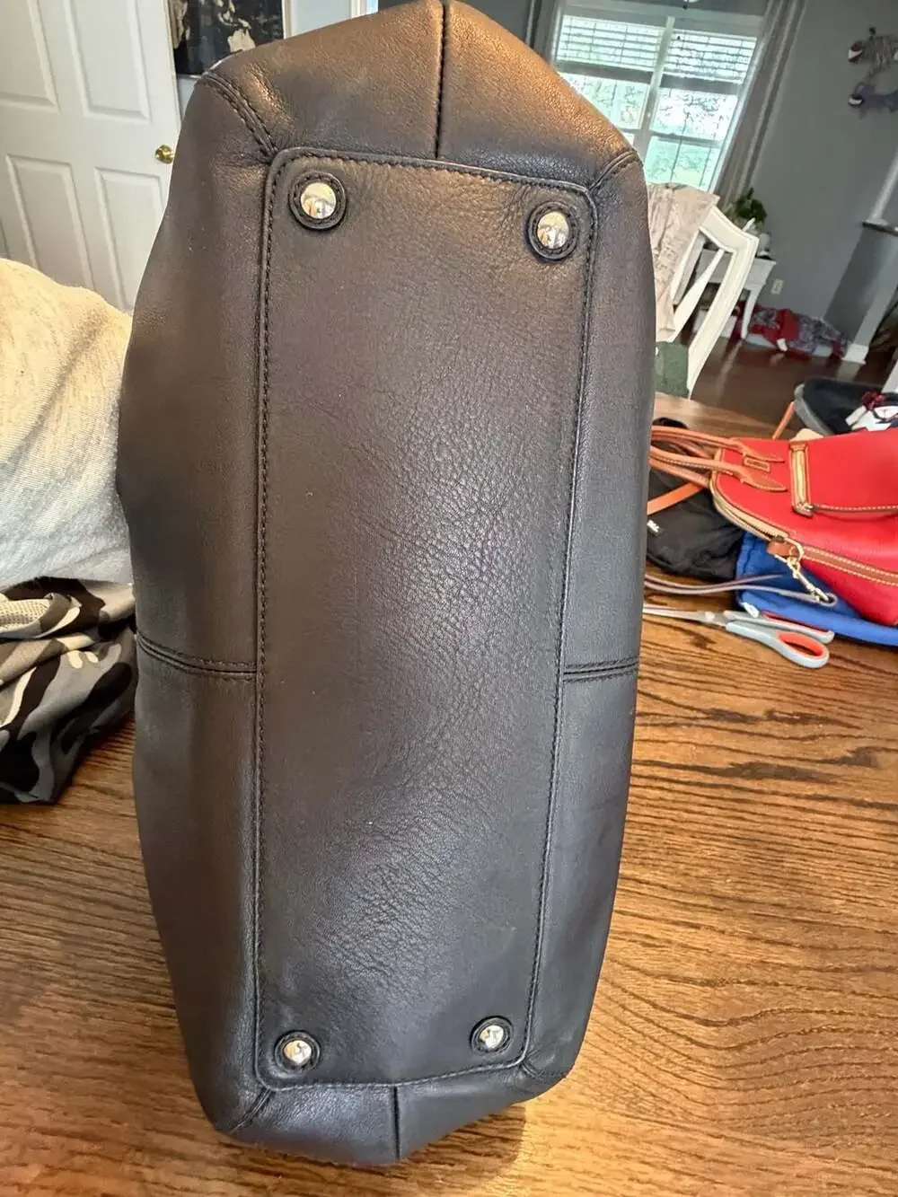Vintage y2k Coach Soho Pleated black leather shoulder bag
